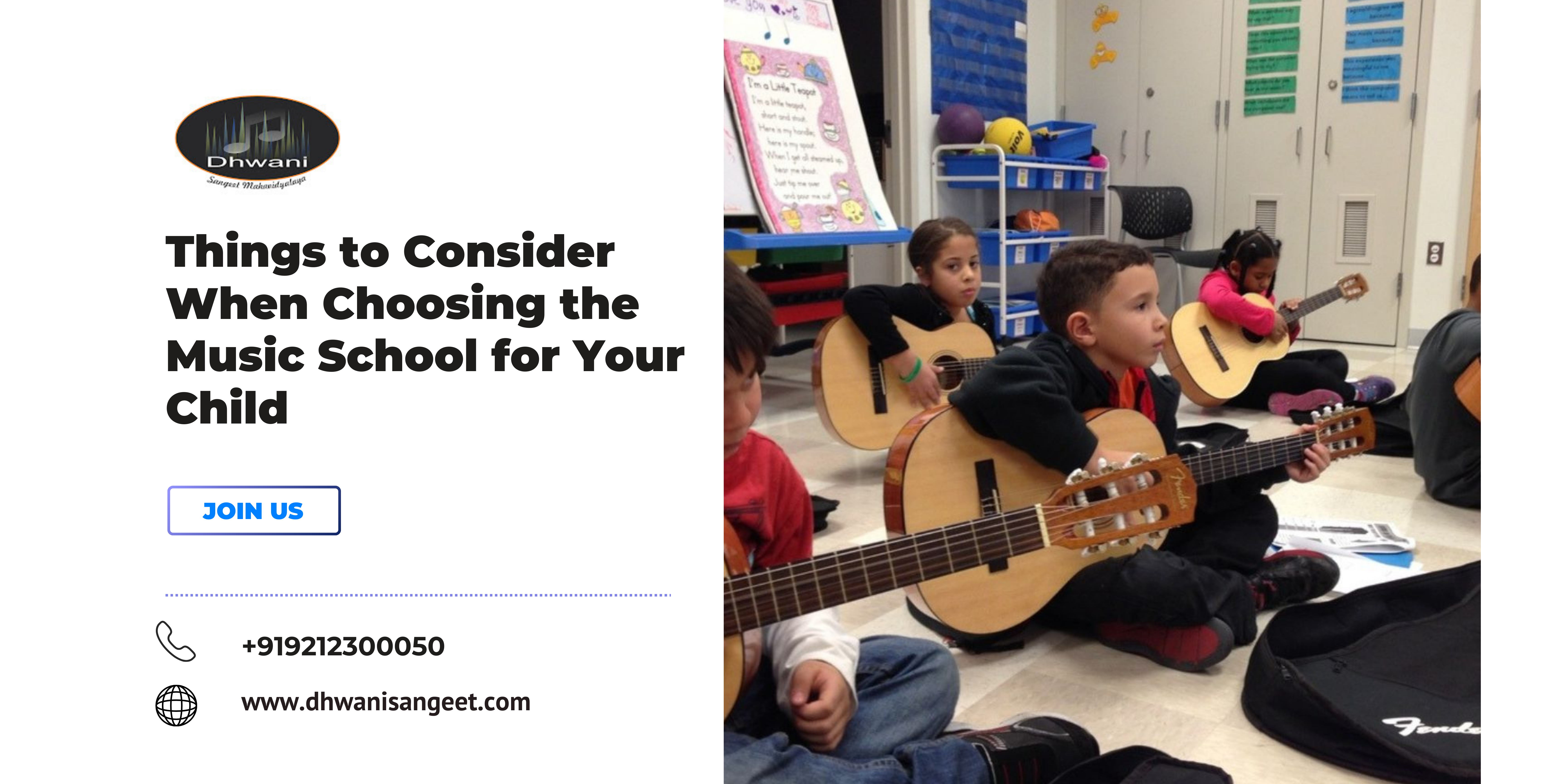 Things to Consider When Choosing Music School | Dhwani Sangeet