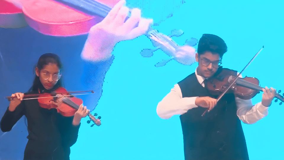 Violin Performance - Dhwani Kala Mahotsav - Best violin classes in Gurgaon | Dhwani Sangeet