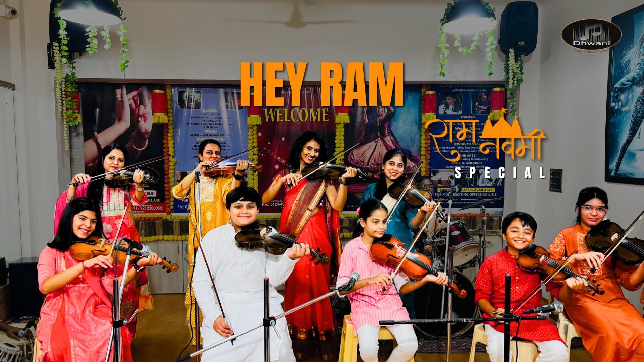 Gurgaon’s top music academy students performing at the Ram Navami Jamming | Dhwani Sangeet